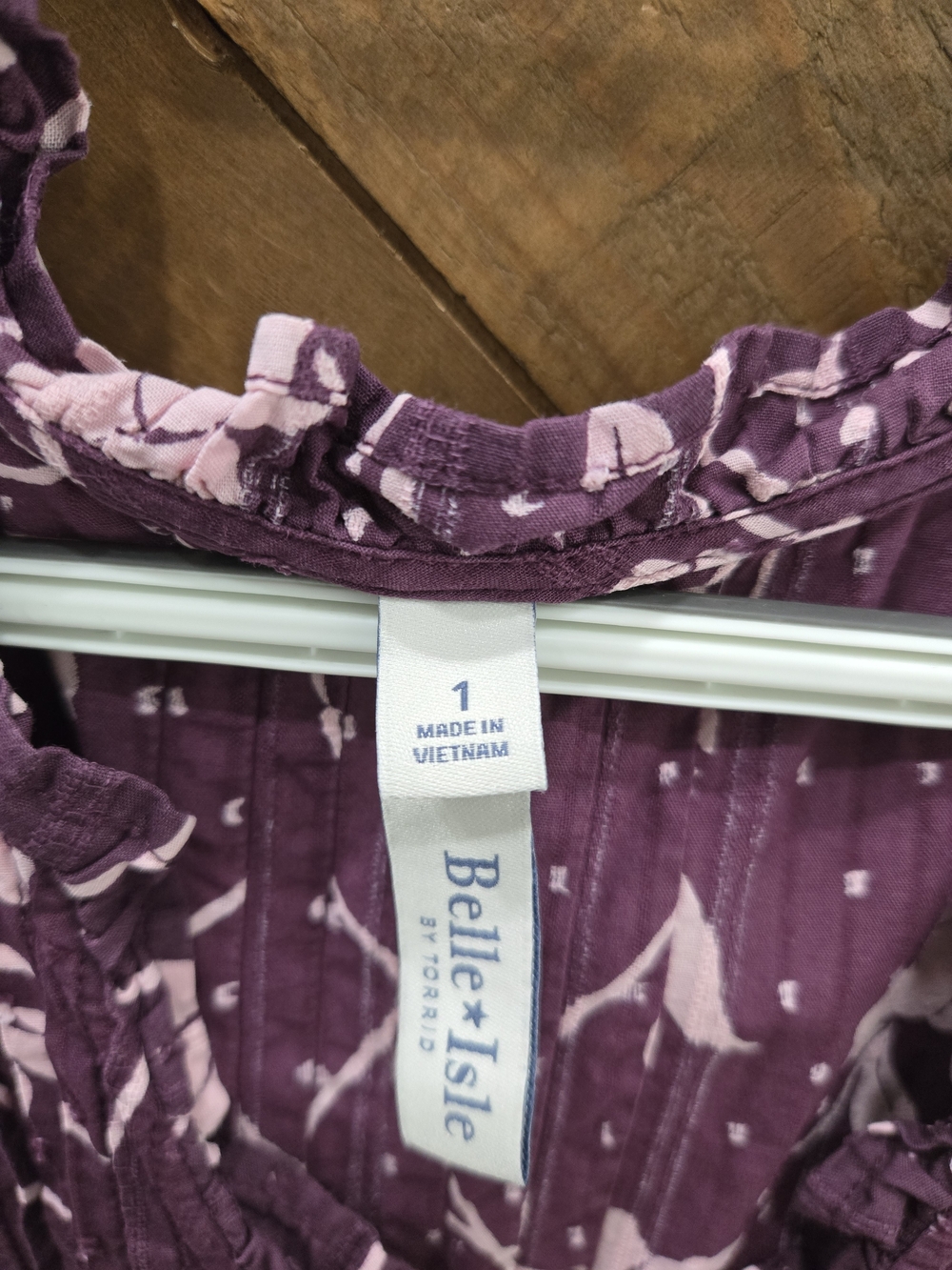 Torrid Bell Isle Pintuck Ruffle Top - Picture 4 of 5
